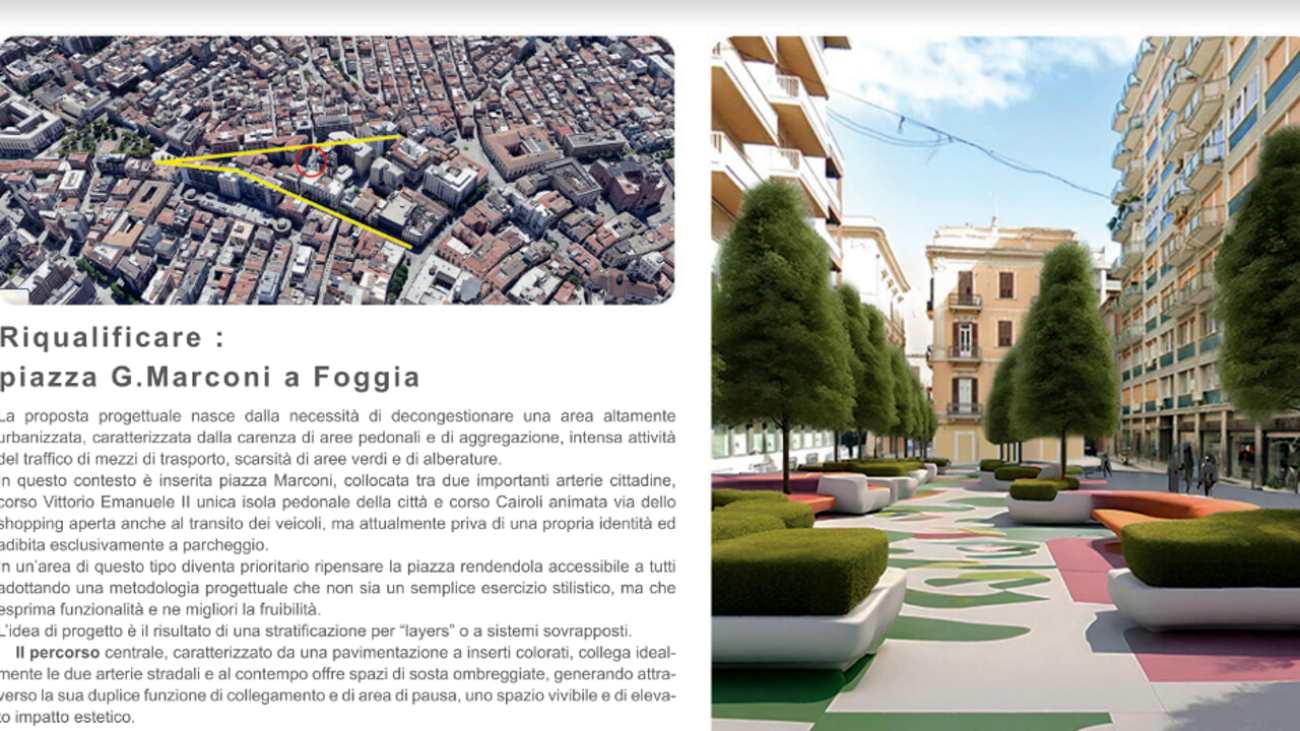 riqualificazione piazza marconi